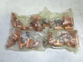 4 PACK OF TEN PIECE COPPER 1/2" FITTINGS R10TC