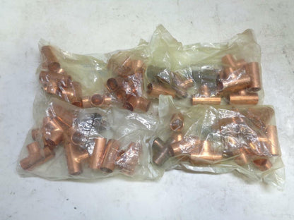 4 PACK OF TEN PIECE COPPER 1/2" FITTINGS R10TC