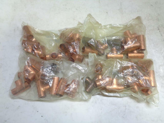 4 PACK OF TEN PIECE COPPER 1/2" FITTINGS R10TC