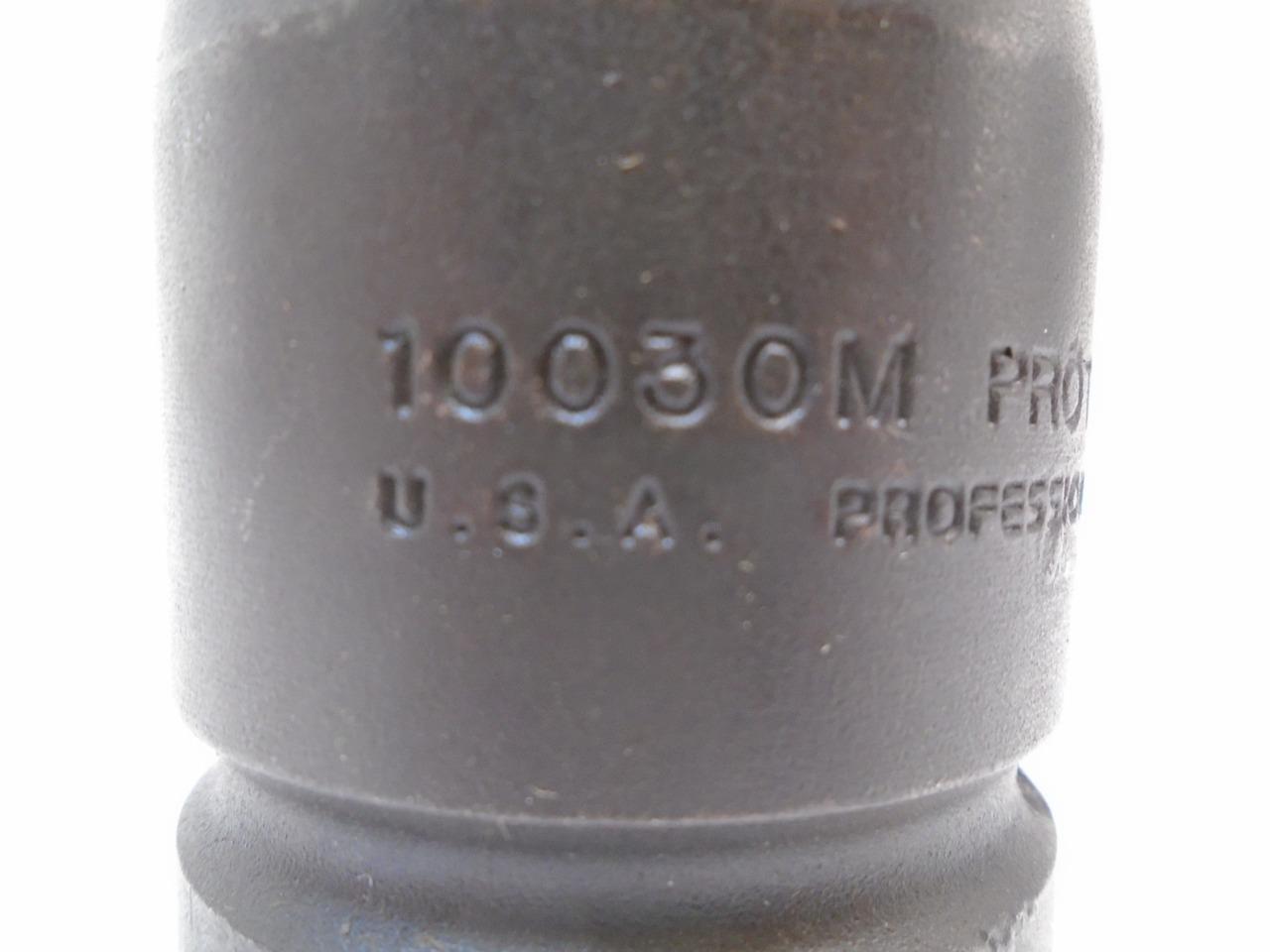 NEW STANLEY PROTO 10030M 1 IN. DR. IMPACT SOCKET 30MM. 6 PT R22