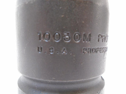 NEW STANLEY PROTO 10030M 1 IN. DR. IMPACT SOCKET 30MM. 6 PT R22
