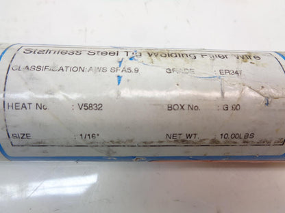 NEW AIMTEK STEEL WELDING FILLER WIRE ER347 GRADE 1/16"x36" 321 PIECES SR