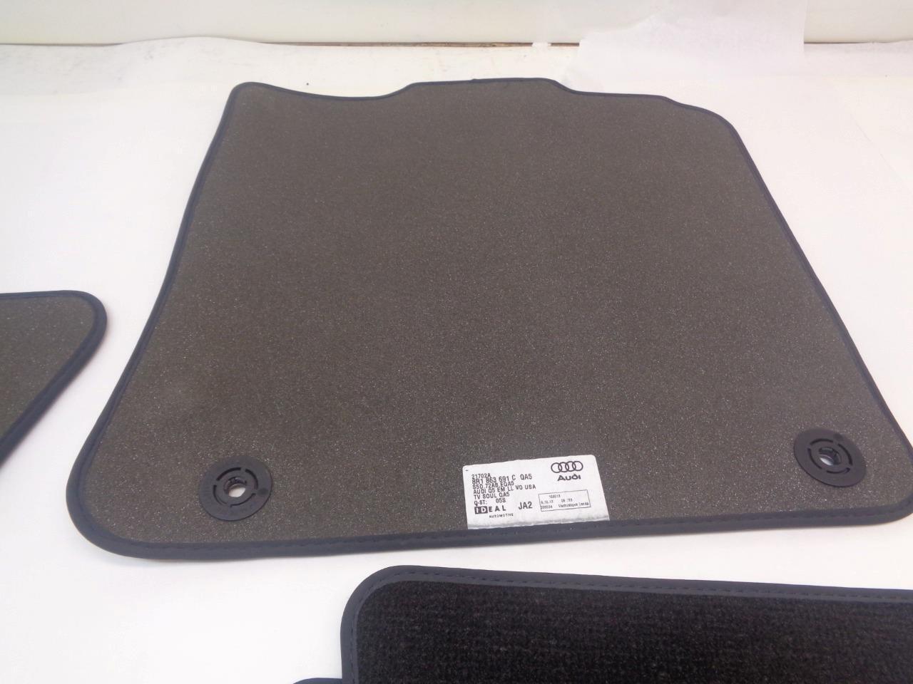 NEW 4PC OEM AUDI Q5 BLACK CARPET FLOOR MATS 21702A 8R1 863 691 C SR