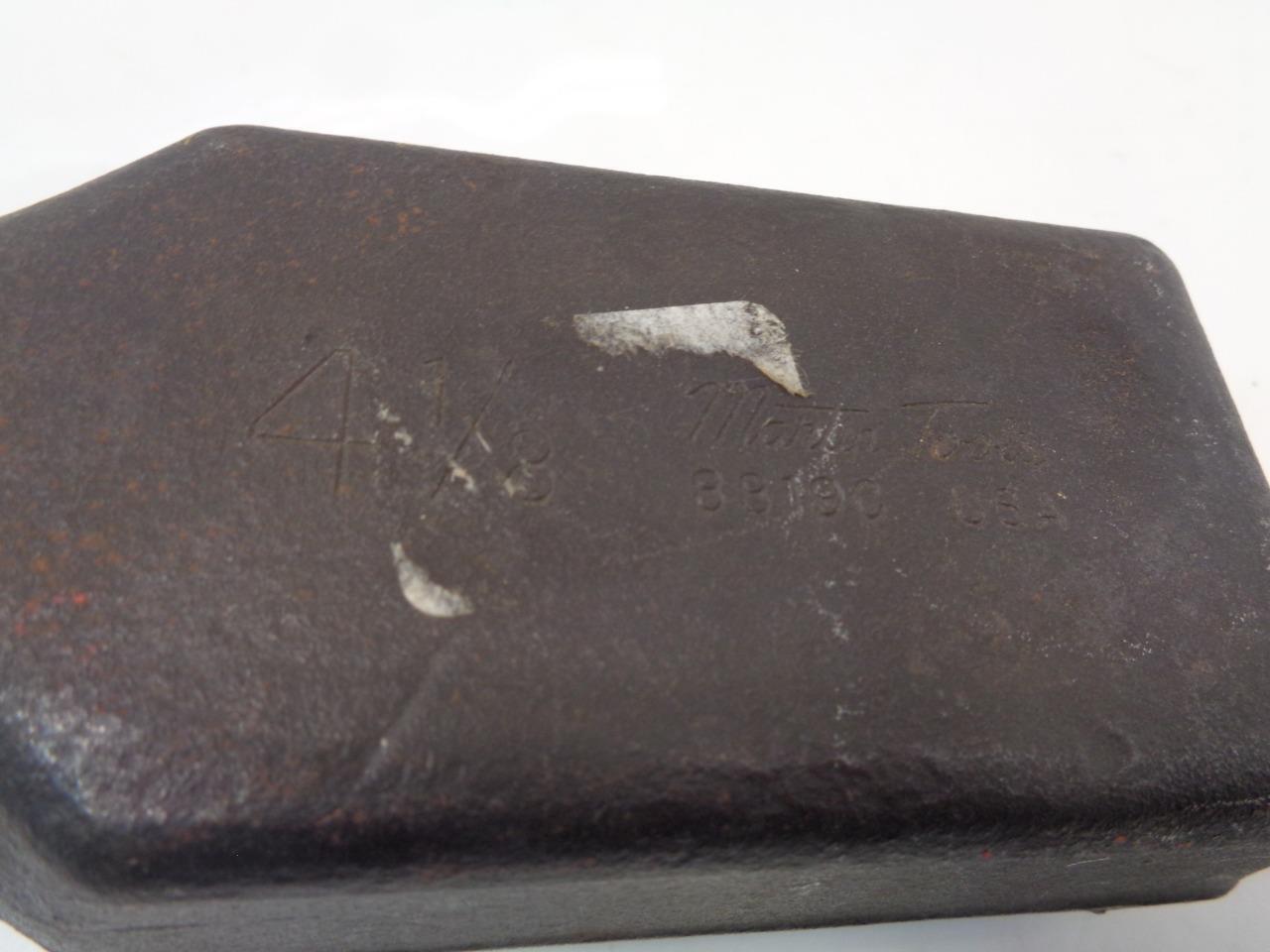 NEW MARTIN TOOLS 4-1/8 12PT OFFSET STRIKING WRENCH BLACK OXIDE 8819C R22