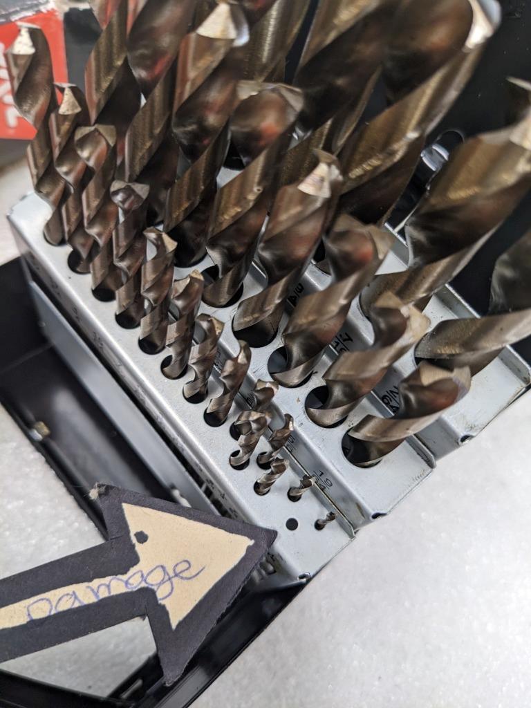 SKIL 98029 GOLD OXIDE DRILL BIT SET 29PC MAX 1500RPM MISSING DRILL BIT NEW R22