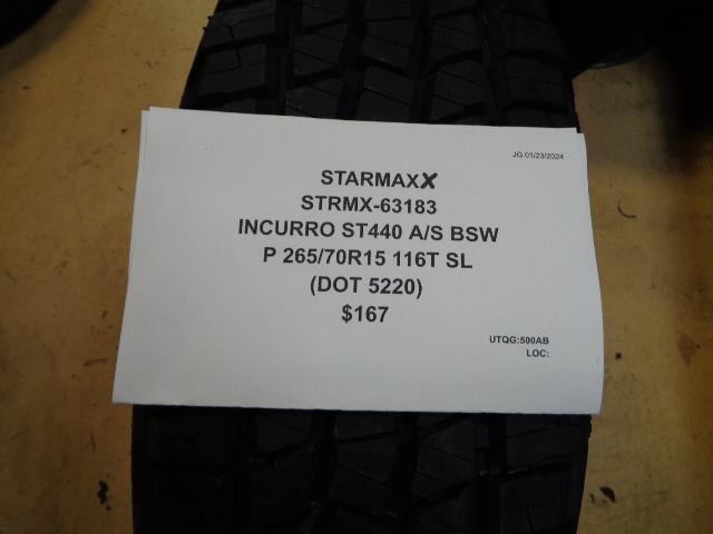 STARMAXX INCURRO ST440 A/S BSW P 265 70 15 116T SL TIRE STRMX-63183 CQ1