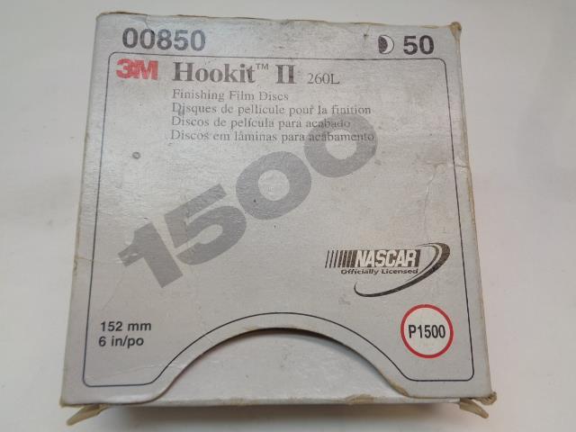 3M HOOKIT 24-PACK FINISHING FILM ABRASIVE DISC 260L 00850 R7TA