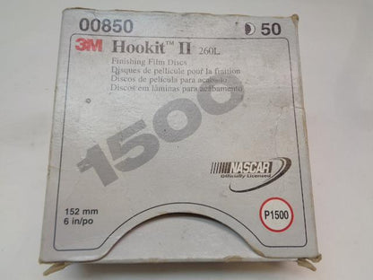 3M HOOKIT 24-PACK FINISHING FILM ABRASIVE DISC 260L 00850 R7TA