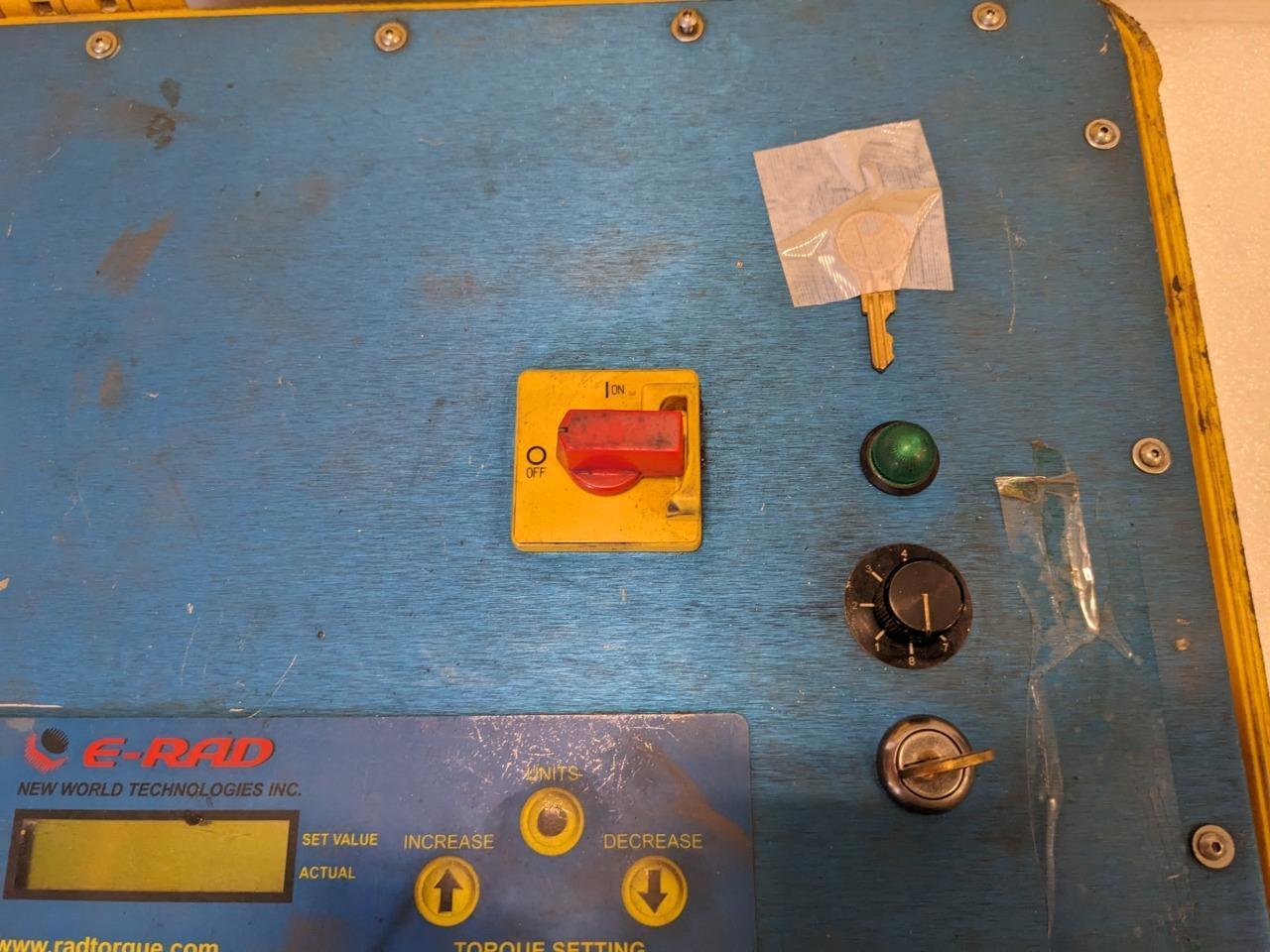 ERAD ERAD BLU 2000 COMP ELECTRIC TORQUE WRENCH CONTROL BOX DAMAGED R29