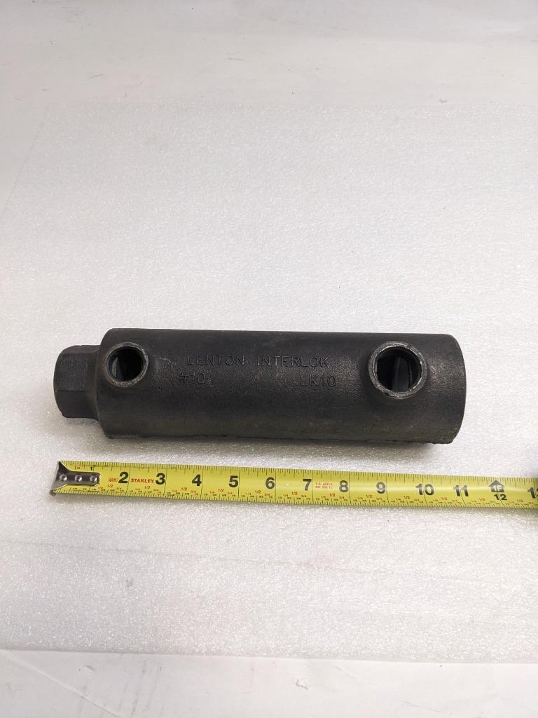 NVENT LK10 LENTON INTERLOK STANDARD GROUT-FILL COUPLER #10 PLAIN 32MM NEW R30