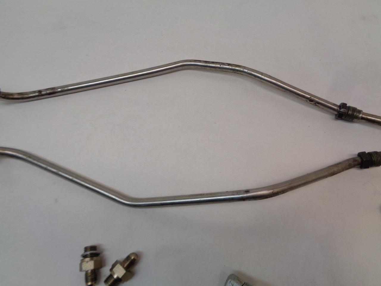 PORSCHE 993 TURBO CHARGER AFTERMARKET OIL FEED & FACTORY DRAIN LINES 99310733953