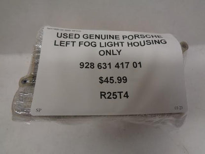 USED GENUINE PORSCHE LEFT FOG LIGHT HOUSING ONLY 928 631 417 01 R25T4
