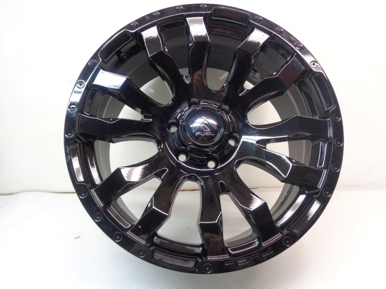 FUEL WHEELS BLITZ D675 20x9 6x135 ET20 GLOSS BLACK WHEEL WR