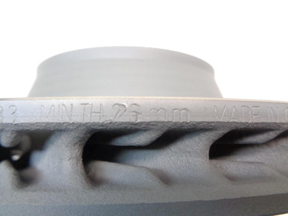 SEBRO 205862C 2010+ PORSCHE PANAMERA REAR RIGHT SLOTTED BRAKE ROTOR R21