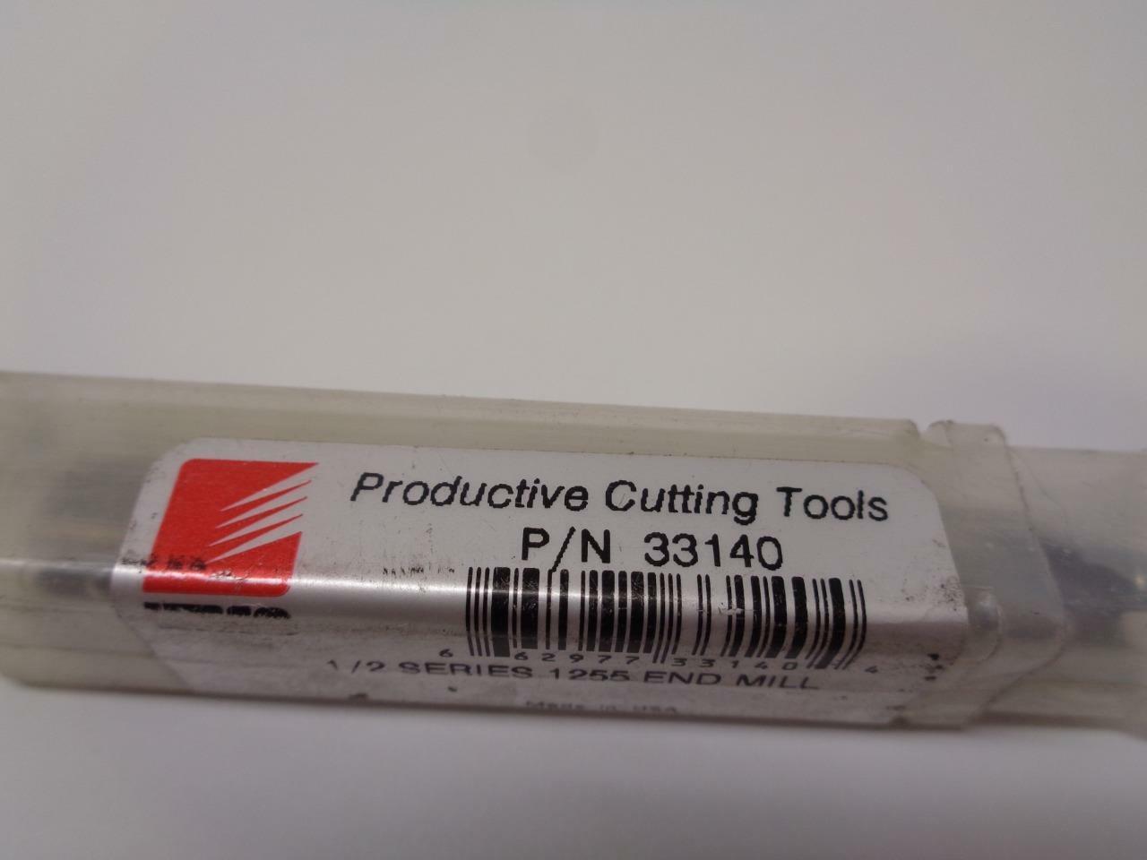 NEW IMCO PRODUCTIVE CUTTING TOOLS SOLID CARBIDE END MILL 1/2" SHANK 1255 33140