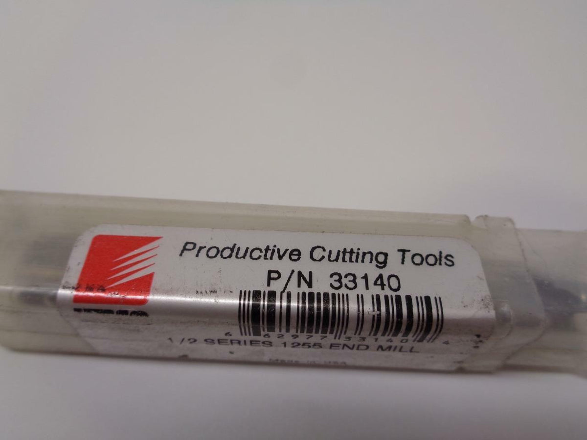 NEW IMCO PRODUCTIVE CUTTING TOOLS SOLID CARBIDE END MILL 1/2" SHANK 1255 33140