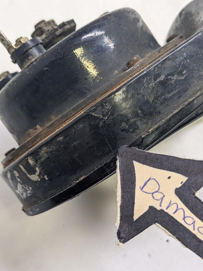 PORSCHE 84-91 944 LOW PITCH TONE ELECTRIC HORN SIREN MIXO TR129  USED R21T2