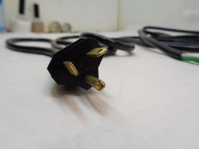 KING KORD 14" WEATHER RESIST. 3-PRONG POWER CABLE SJTOOW 12 AWG 300V E67474 R4TB