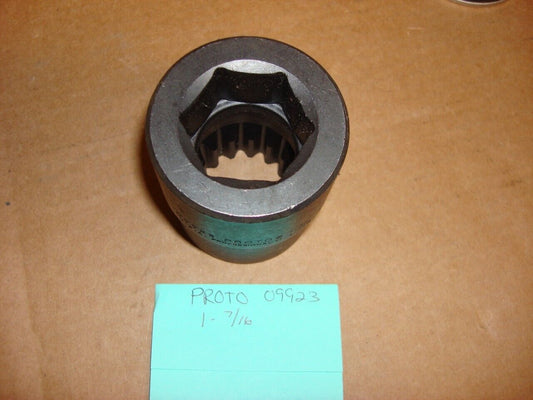 PROTO 7/16" 6 PT SPLINE DR IMPACT SOCKET 09923 R22