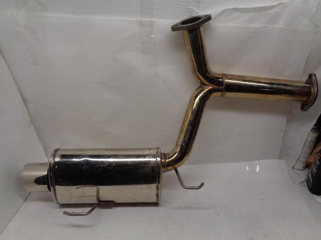 STAINLESS STEEL MUFFLER 2.75" INLET 2.5" & 3" OUTLETS 14" LENGTH R19