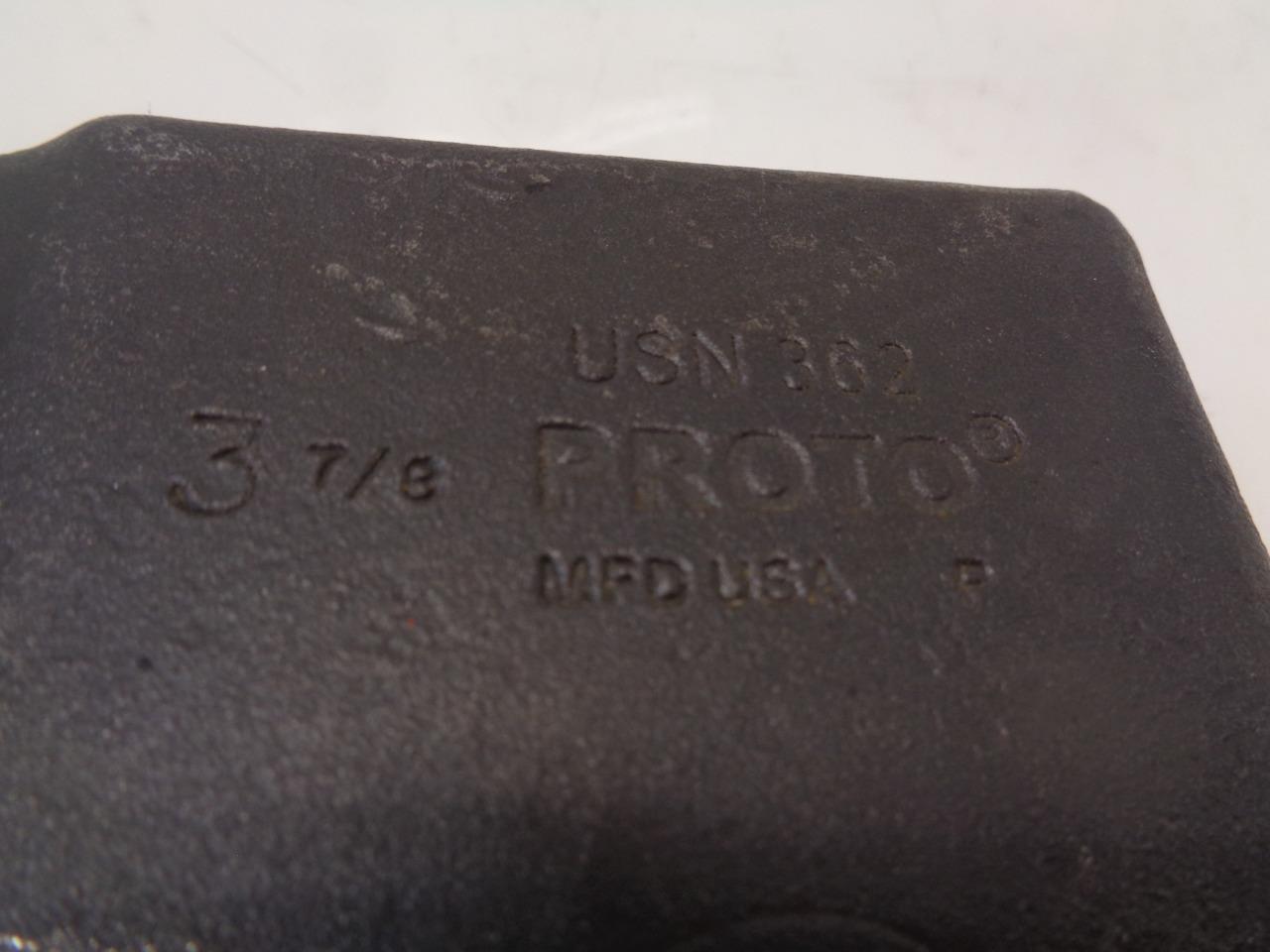 NEW PROTO 3-7/8 12PT OFFSET STRIKING WRENCH BLACK OXIDE USN362 R22