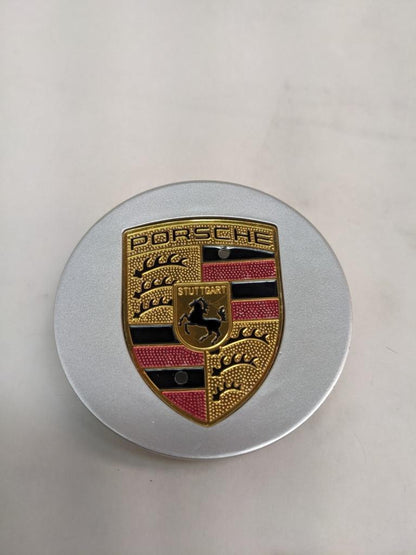 PORSCHE GRAY COLORED CENTER CAP (3) 7L5601149 NEW R21T2