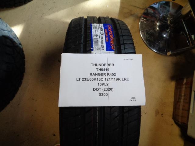 THUNDERER RANGER R402 LT 235 65 16C 121 119R LRE 10PLY TIRE TH0410 BQ4