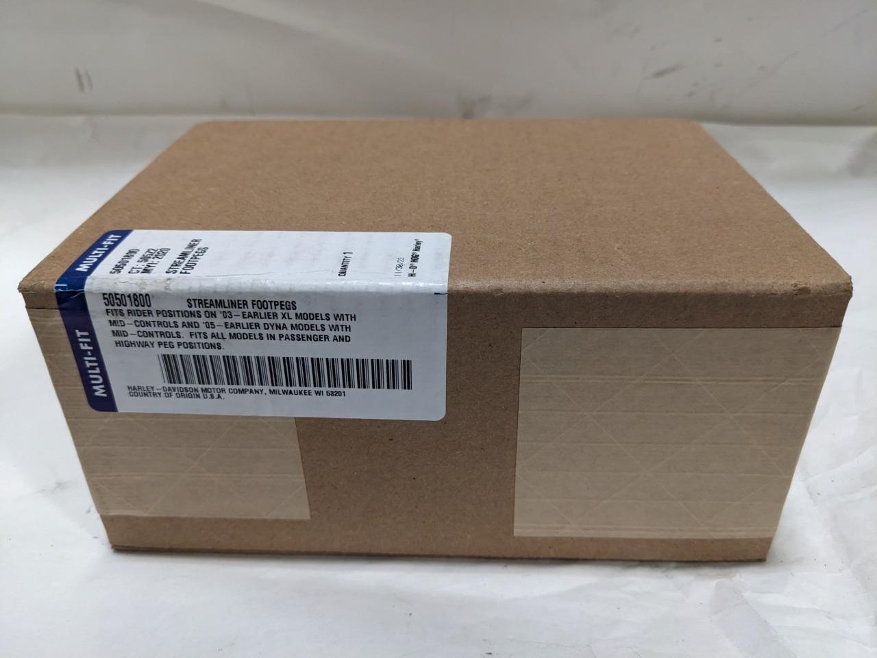 Harley Davidson 50501800 Streamliner Footpegs FOR 03-earlier XL models etc R21T4