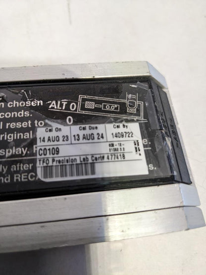 KELL-STROM AERO ANGLE II PRO 3600 DIGITAL PROTRACTOR CALIBRATED AUG 23 R17