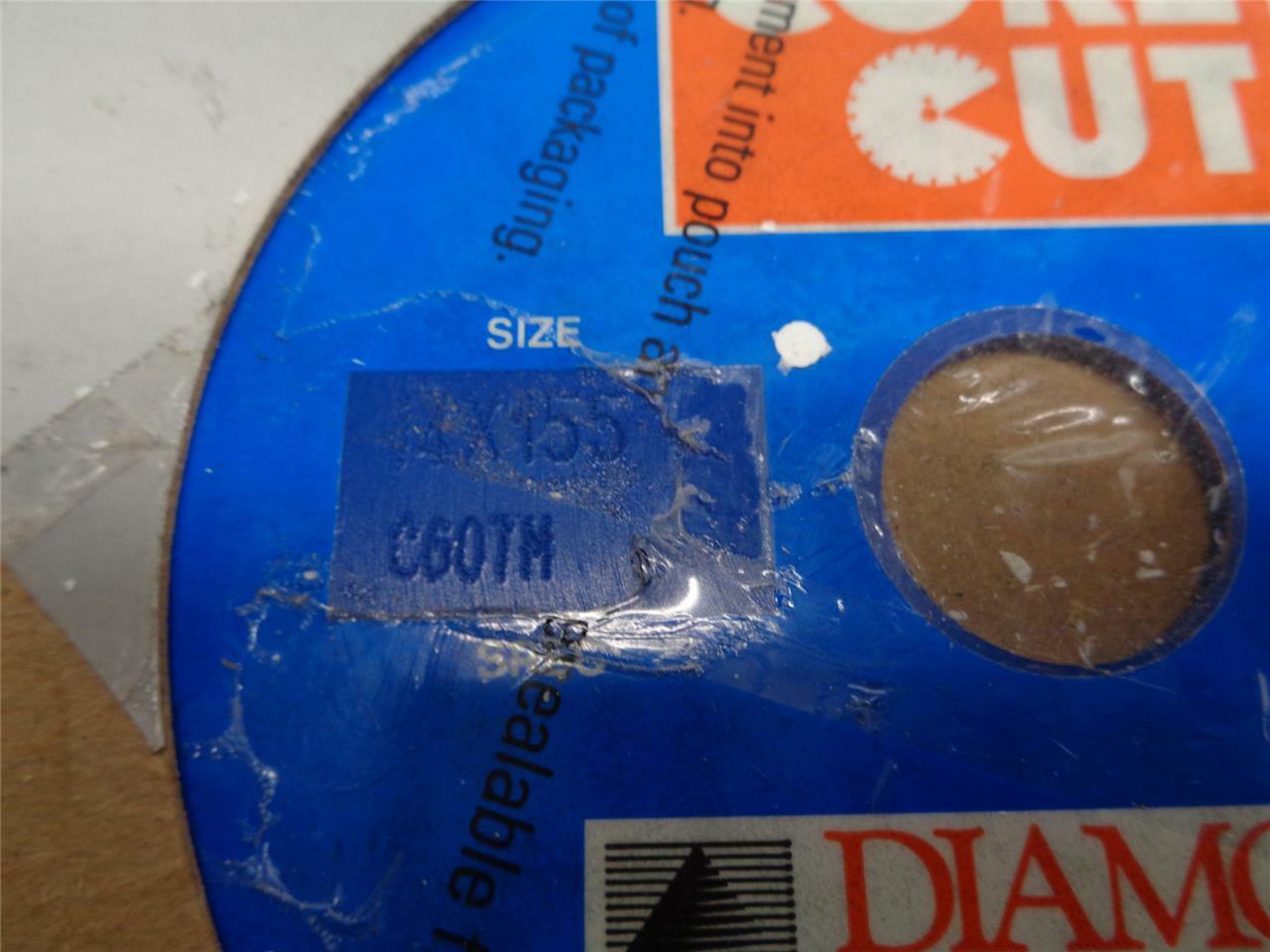 NEW CORE CUT STAR BLUE DIAMOND BLADE 14x155 WET CURED CONCRETE C60TM SP1T1