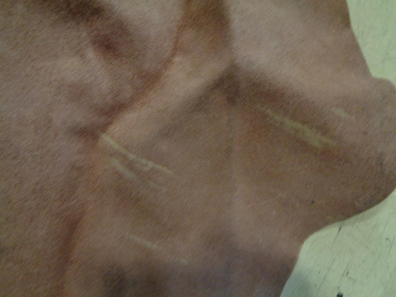 LEATHER HIDE 39.28 SQUARE FEET/3.65 SQUARE METERS TAN NEW N.3 SR