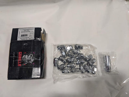 Gorilla Automotive K5L19-00716GR 20 Lug Set 7/16 Acorn 3/4 Hex Drive Chrome R22