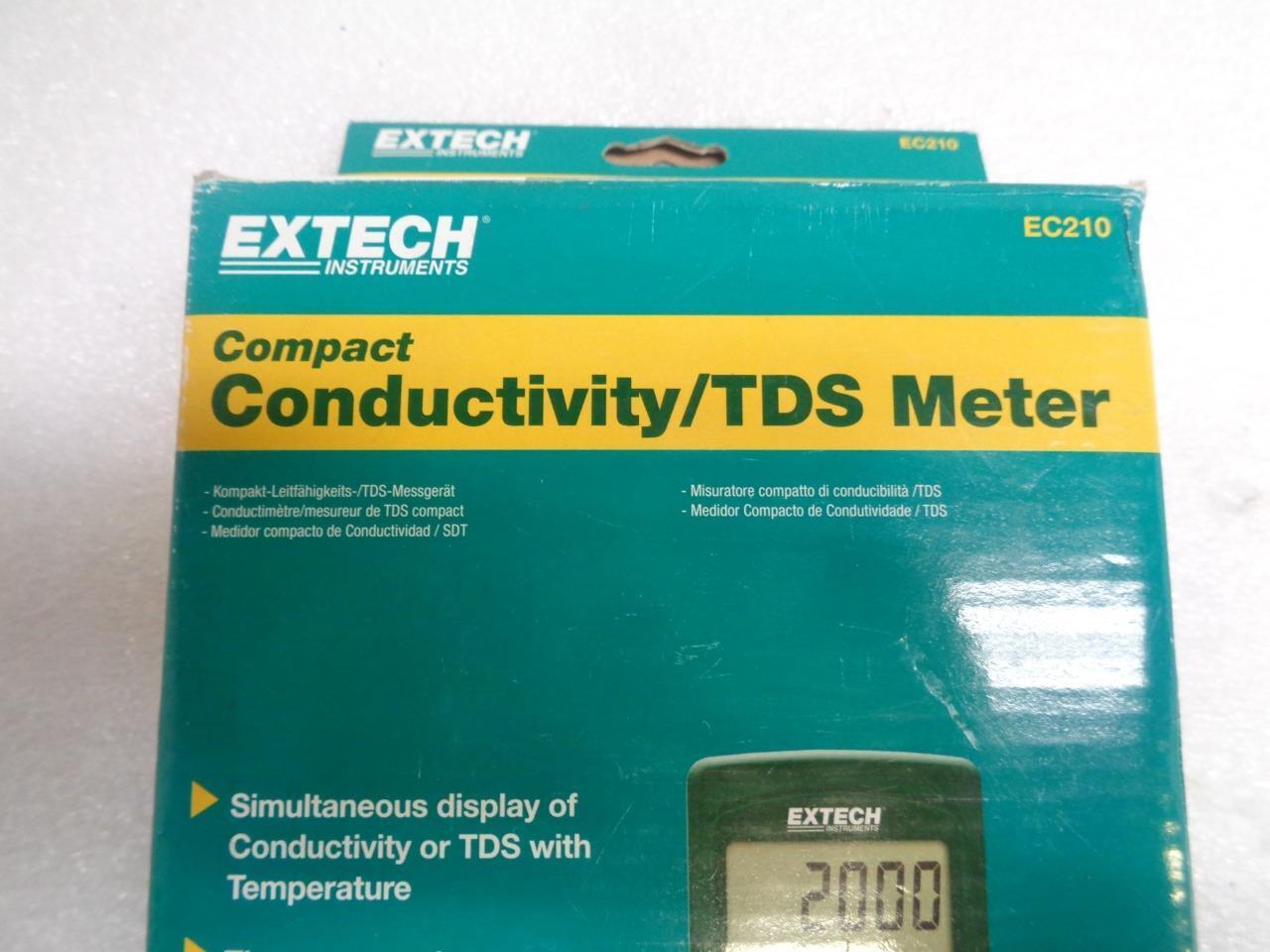 Extech Compact Conductivity/TDS Meter EC210 NEW R6TD