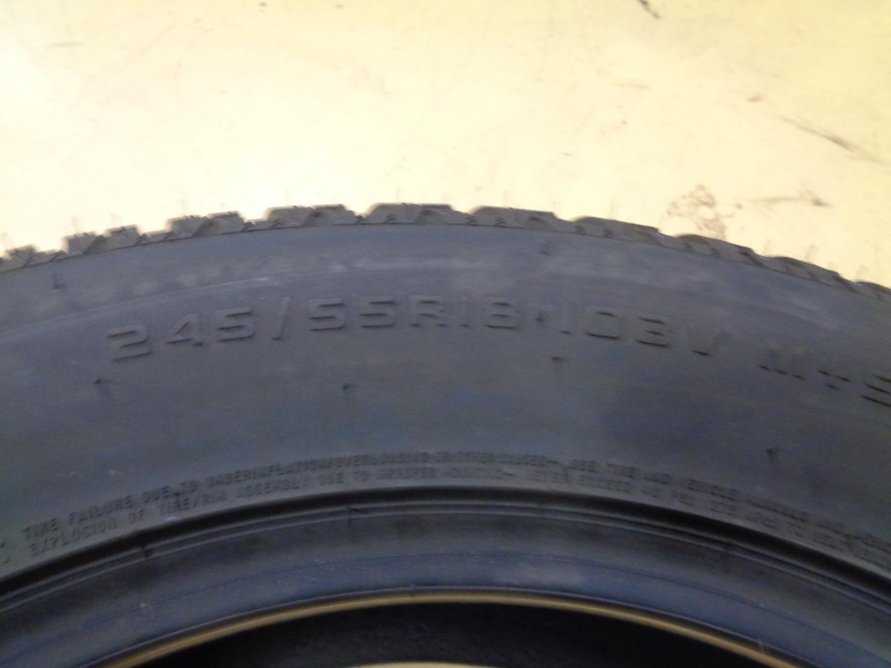 4 NOS FIRESTONE FIREHAWK PVS P 245 55 18 103V SL ALL SEASON TIRES 000252 CQ3
