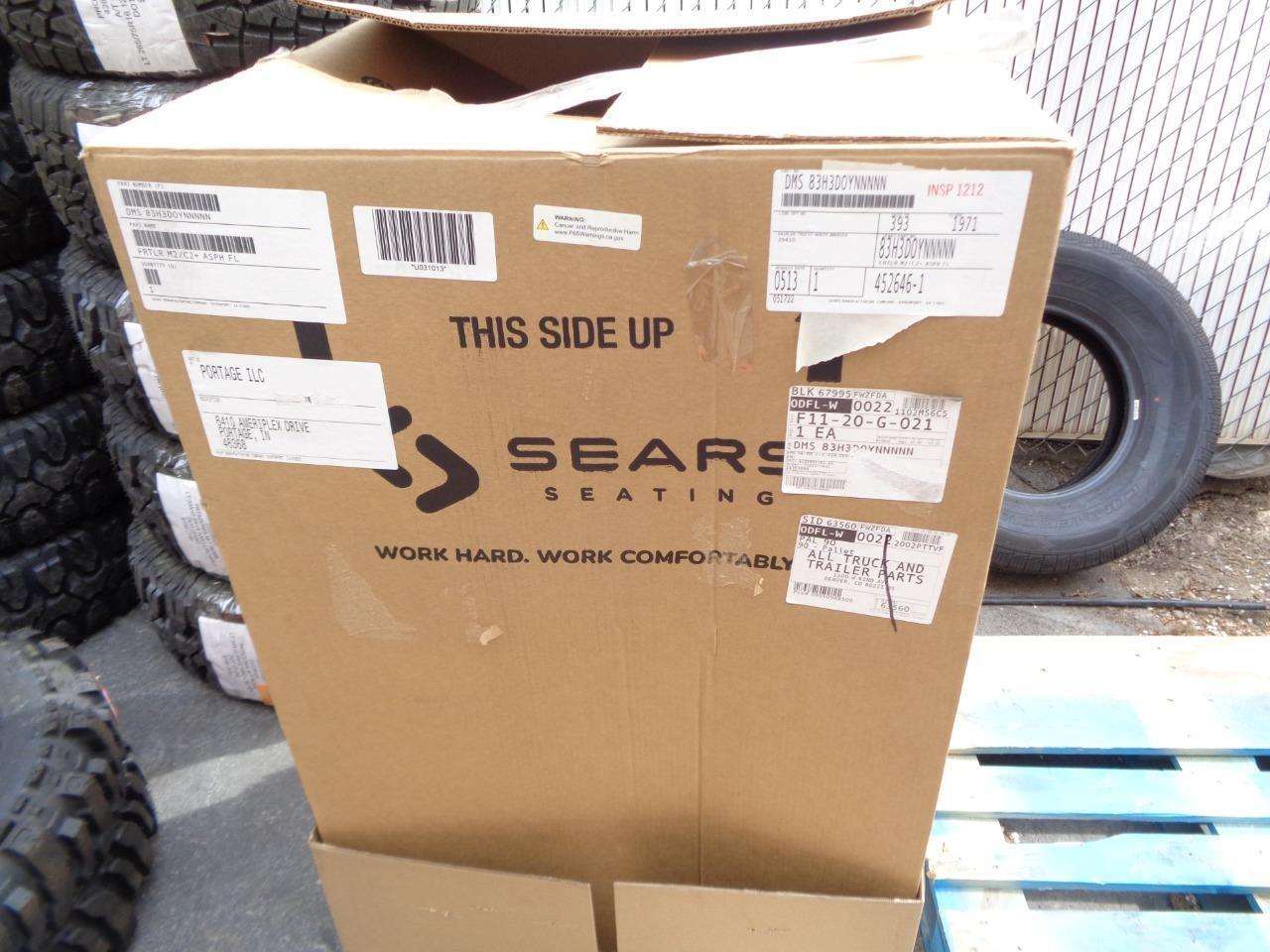 SEARS SEATING M2/C2+ LOW PROFILE BLACK ASPHALT FABRIC CHAIR 83H3D0YNNNNN BAY3