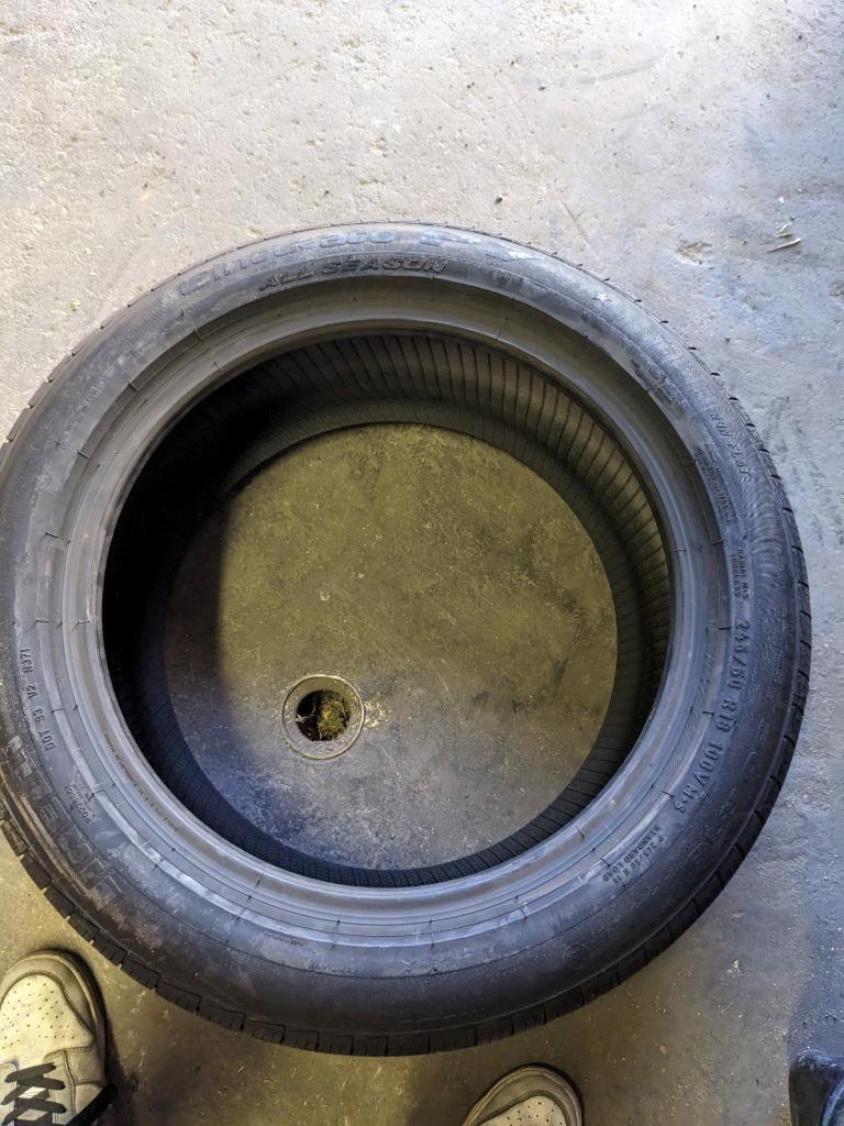 4 PIRELLI CINTURATO P7 AS (*) BMW RUNFLAT P 245 50 18 100V SL TIRE 2137100 CQ3