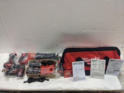 MILWAUKEE M18 CORDLESS LITHIUM-ION 4-TOOL COMBO KIT 2696-24 BSR35