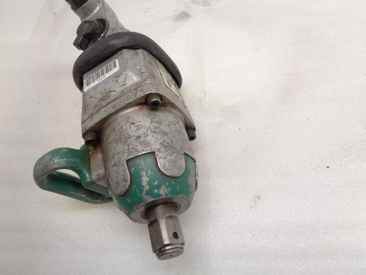 USED BOLTTECH MANNINGS REAR HANDLE 1" IMPACT WRENCH 1,700ft/lb IW1.00 GREEN H2