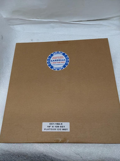 GARDELLA CONCRETE FLATSAW BLADE 35-72HP SOFT BOND CC1-16A NEW R7