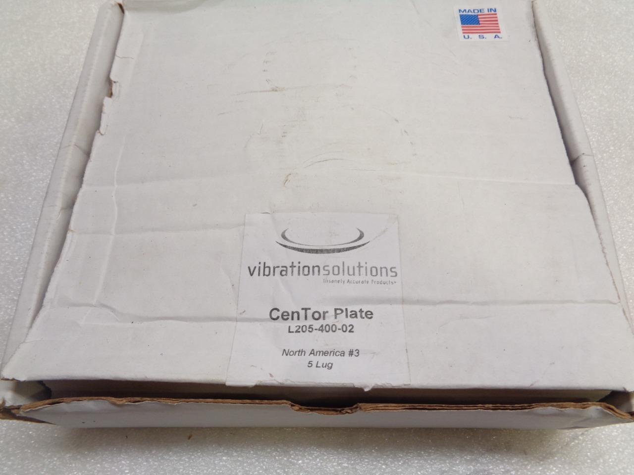 Vibration Solutions 5-Lug CenTor Plate North America #3 L205-400-02 R22