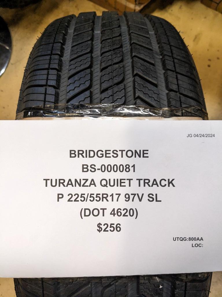 BRIDGESTONE TURANZA QUIET TRACK P 225 55 17 97V SL TIRE 000081 CQ2