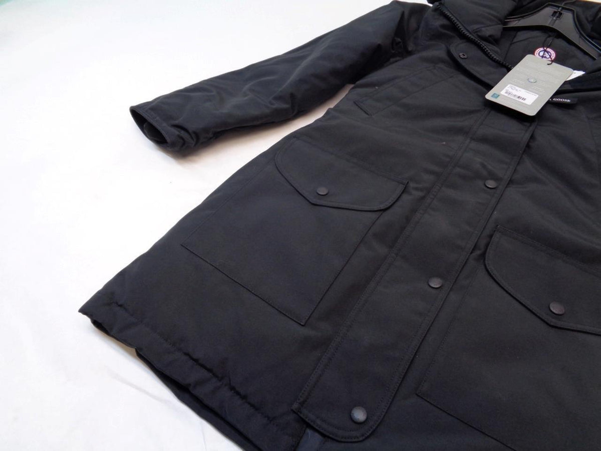 CANADA GOOSE WOMEN'S SIZE S/P BLACK TRILLIUM PARKA JACKET 6660W SR
