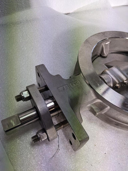 JAMESBURY STEEL WAFER-SPHERE VALVE 8" 316SS BODY 830W1136HBXZ K2