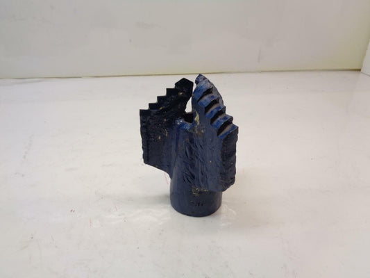 NEW UNBRANDED STEP DRAG BIT FOR COAL MINING BLUE 6" DIAMETER FEMALE THREAD H2