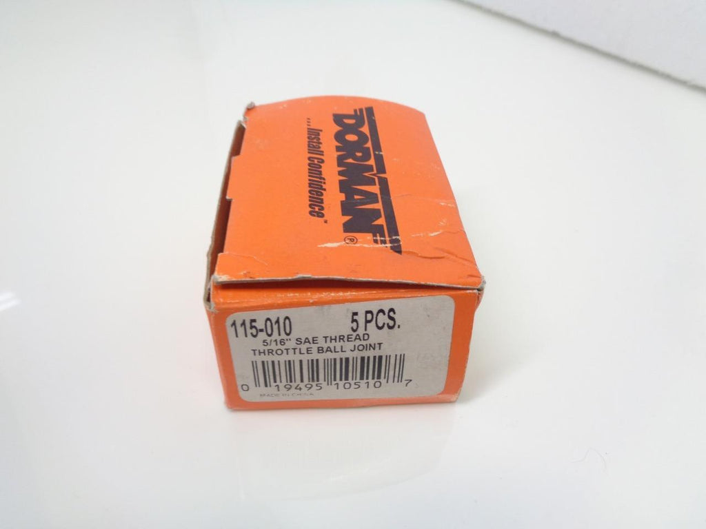 NEW PACK OF 5 DORMAN 5/16" SAE THREAD THROTTLE BALL JOINTS 115-010 R22T1