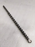 UNBRANDED SDS-MAX CARBIDE TIPPED DRILL 1" X 20-1/2" 4-CUTTER USED D0