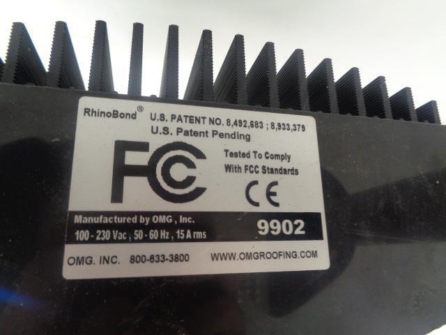 OMG RHINOBOND INDUCTION FASTENING SYSTEM RBT005 TOOL ONLY WITH CASE USED R35