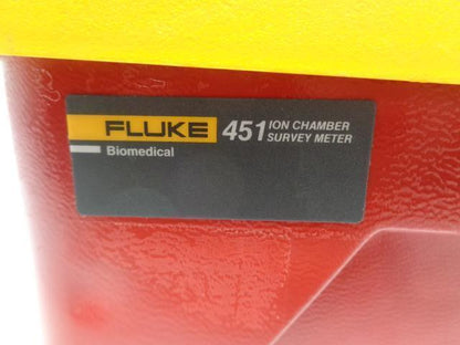 FLUKE BIOMEDICAL 451P ION CHAMBER SURVEY METER 4519-RYR USED R4