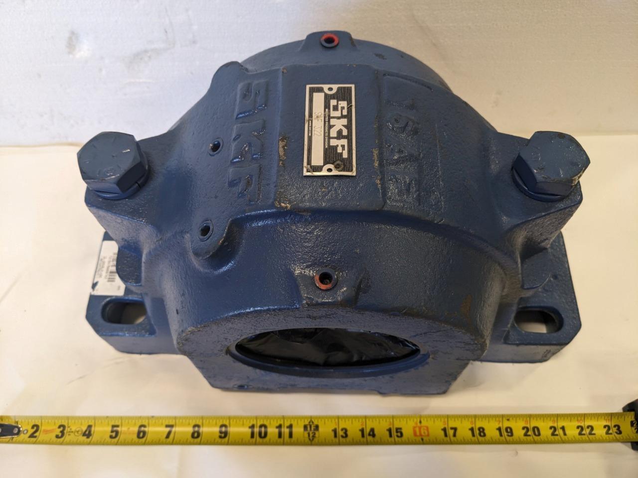 NEW SKF SAF 322 PILLOW BLOCK HOUSING CAST IRON 4 BOLT BASE SPLIT BLOCK BSRG4