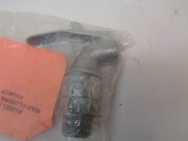 1 NOS OSHA SELF CLOSING DRUM SAFETY FAUCET MODEL 605 R5TA